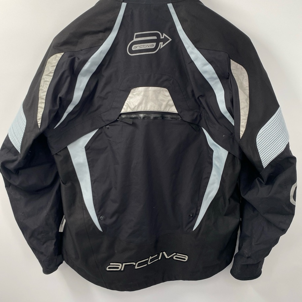 Arctiva Comp 6 RR  Black Mens shell Motorcycle jacket size M - Picture 9 of 9
